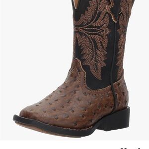 Roper Toddler Boots in Brown and Black